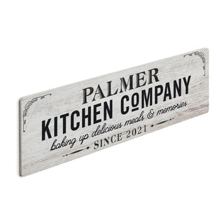 Kitchen Company Personalized Wood Art Plaque