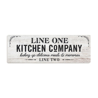 Kitchen Company Personalized Wood Art Plaque