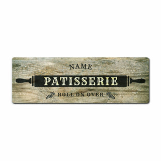 Patisserie Personalized Wood Art Plaque