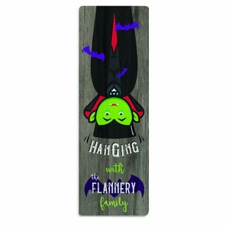 Hangin' with Dracula Personalized Wood Art Plaque