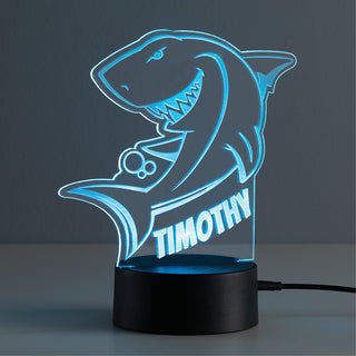 Shark Personalized Acrylic LED Night Light