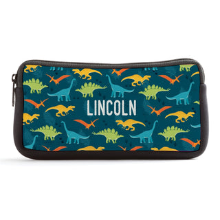Colorful Dinosaurs Personalized Pencil Case