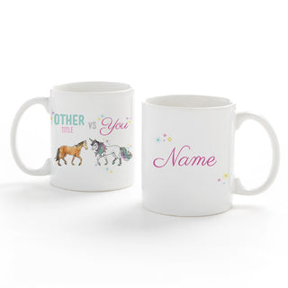 Other vs. You Beautiful Unicorn Personalized White Coffee Mug - 11 oz.