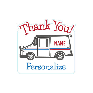 Thank You! Mail Carrier Personalized 4x4 Mailbox Decal