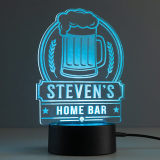 Beer Mug Sign Personalized Acrylic LED Night Light