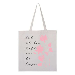 Let it Be White Tote Bag