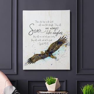 Soar, Those who hope in the Lord 16x20 Canvas