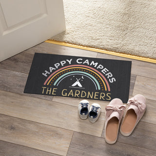 Happy Campers Personalized Narrow Doormat Insert