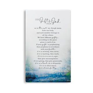 Our Gifts from God 10x16 Canvas