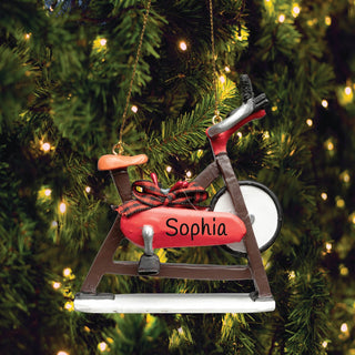 Exercise Bike Personalized Ornament 