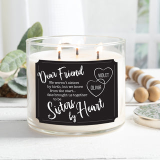 Dear Friend 3 Wick Candle With Two Names