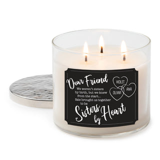 Dear Friends 3 Wick Candle With Three Names