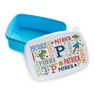 Name & Initial Primary Color Lunch Container
