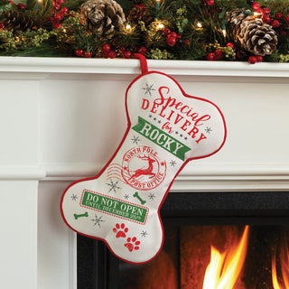 Special Delivery Personalized Bone Shape Stocking