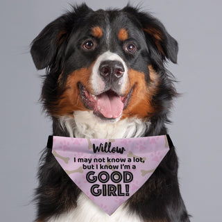 Good Girl! Personalized Pet Bandana