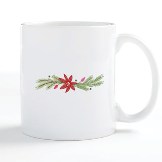 Two Sisters Heart to Heart Christmas White Coffee Mug - 11 oz.