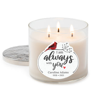 Always With You Memorial 3 Wick Candle
