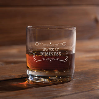 Whiskey Business Glass