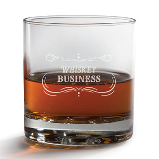 Whiskey Business Glass