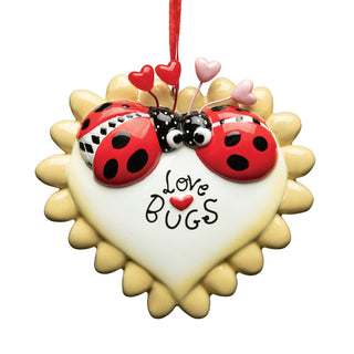 Love Bugs Personalized Ornament