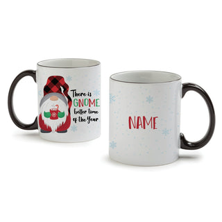 Gnome Better Time of the Year White Coffee Mug with Black Rim and Handle-11oz