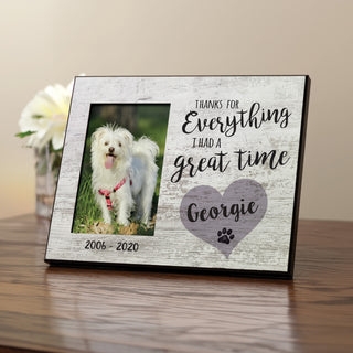 Thanks I Had A Great Time Memorial Picture Frame