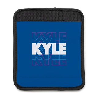 Blue Personalized Luggage Wrap
