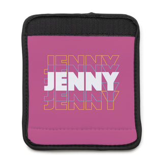Pink Personalized Luggage Wrap
