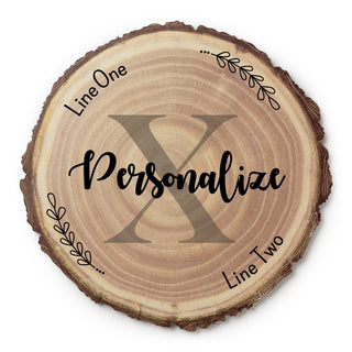 Our Family  Personalized Faux Wood Plaque