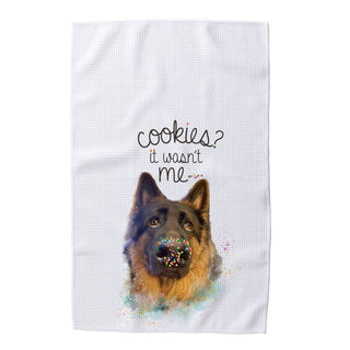 German Shepherd Waffle Tea Towel