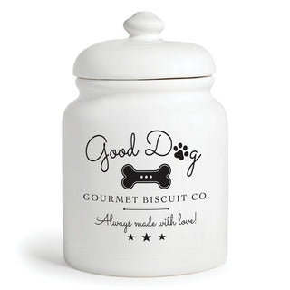 Good Dog Personalized Ceramic Treat Jar
