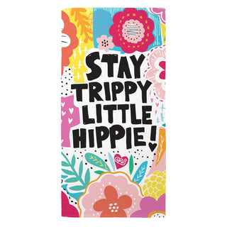 E2J Stay Trippy Little Hippie Beach Towel