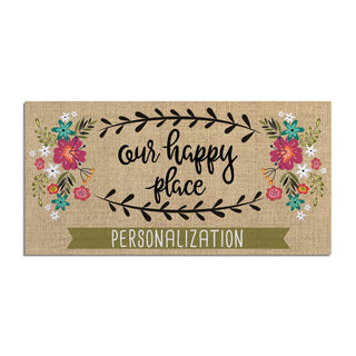 Our Happy Place - Ð 12x27 Inch Entry Mat
