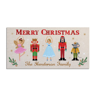 Nutcracker Suite Personalized Narrow Doormat Insert