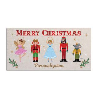 Nutcracker Suite Personalized Narrow Doormat Insert