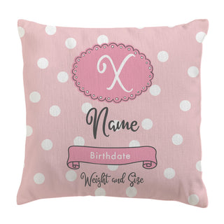 Newborn Baby Details For Her 14" Throw Pillow