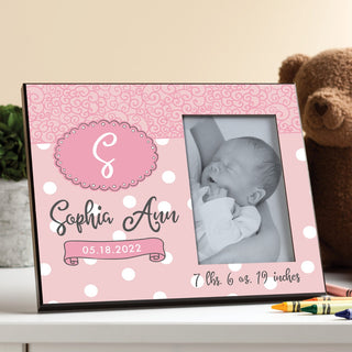 Newborn Baby Details For Her Personalized Frame