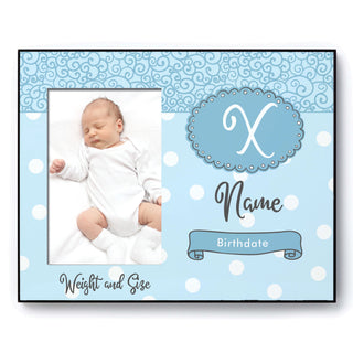 Newborn Baby Detail For Him Offset Frame