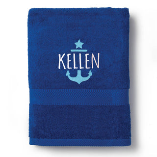 Anchor Aweigh Large Beach Towel