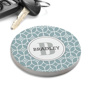Pattern for Him Personalized Car Coaster Set