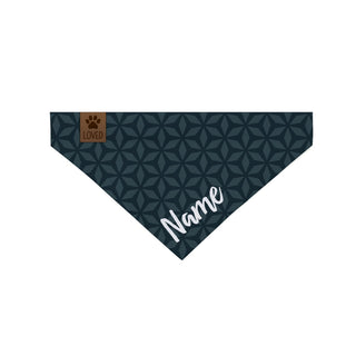 Navy Pattern Personalized Pet Bandana