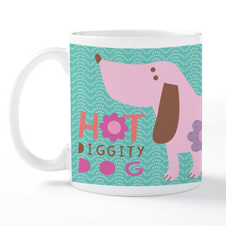 Hot Diggity Dog White Coffee Mug