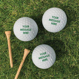Your Message Personalized Golf Ball Set