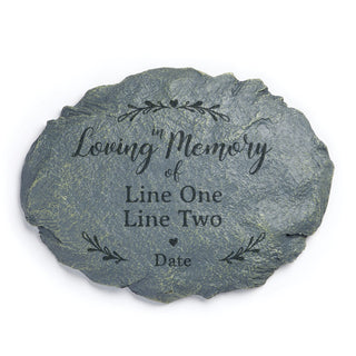 In Loving Memory Personalized Garden Stone