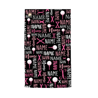 Her Name Personalized Golf Towel