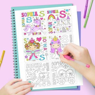 DIY Color Your Own Princess Icons Sticker - Set of 12