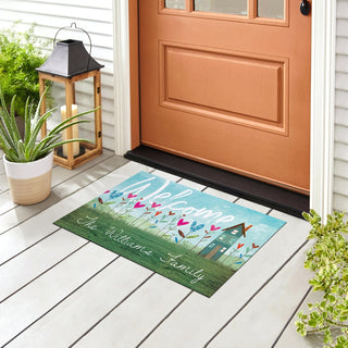 Jessica Flick Welcome Country Doormat - 18x27 Inch, 1/8" Thin