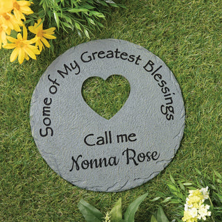 My Greatest Blessings Call Me Personalized 12" Stone