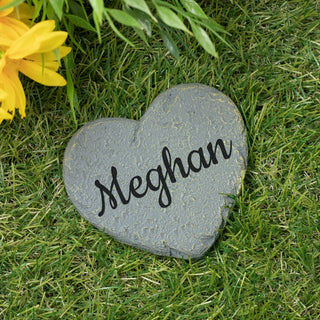 Heart Personalized 4" Stone Cutout