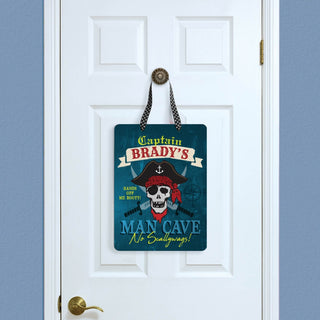 Pirate Themed Lil' Man Cave Personalized Hanging Dry Erase Board